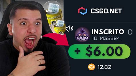 DEPOSITEI 6 DÓL na CONTA DE UM INSCRITO e BUGAMOS o CSGO NET