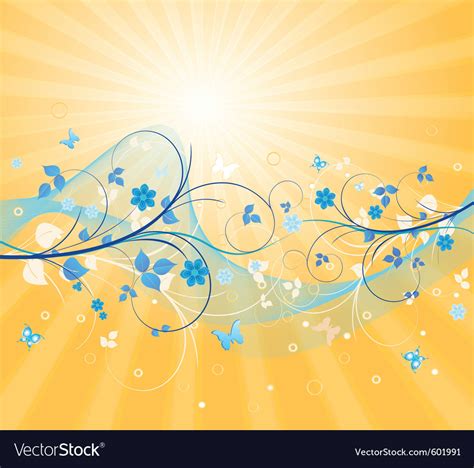 Abstract floral Royalty Free Vector Image - VectorStock