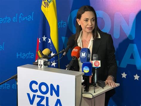 Mar A Corina Machado Asegura Que Acudi Al Tsj Para Desafiar A Maduro