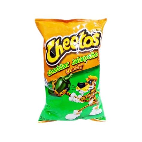 Cheetos Crunchy Cheddar Jalapeno Cheese Flavored Snack 226 8g Lazada Ph