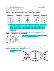 Tello Electric Field Docx Name Tello Aljon Rhyan C Date February 6