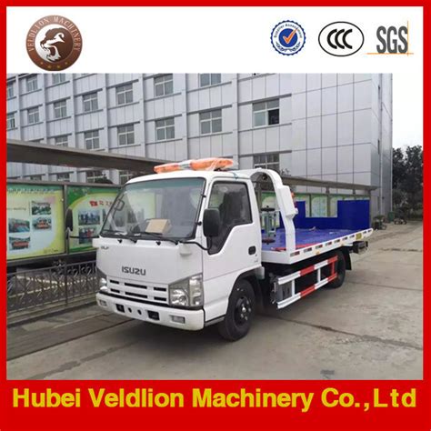 Japan Brand Hot Sale Ton Flatbed Wrecker Towing Truck Recovery Truck