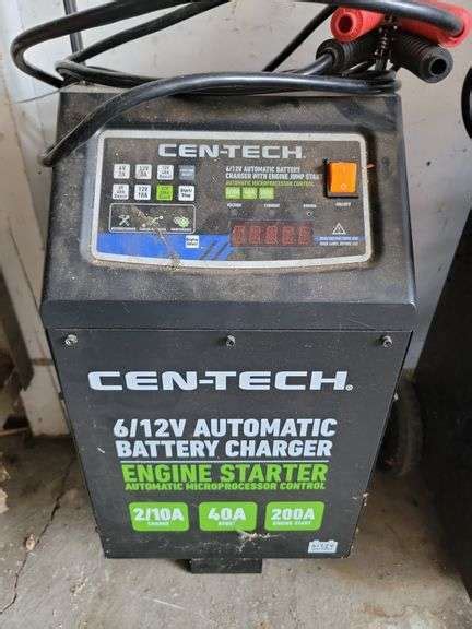 Cen Tech V Battery Charger Baer Auctioneers Realty Llc