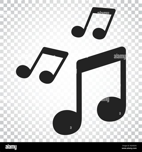 Vector Music Icon Sound Note Illustration Business Simple Flat