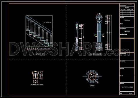 Detailed Drawings Of Stairs In Autocad File Free Cad Blocks