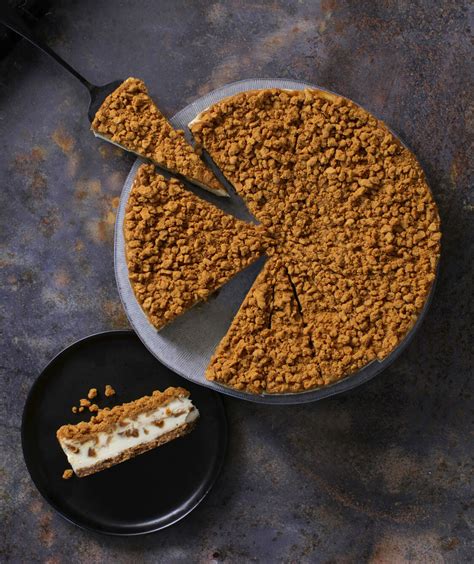 Vegan Speculoos Cheesecake - Mademoiselle Desserts UK