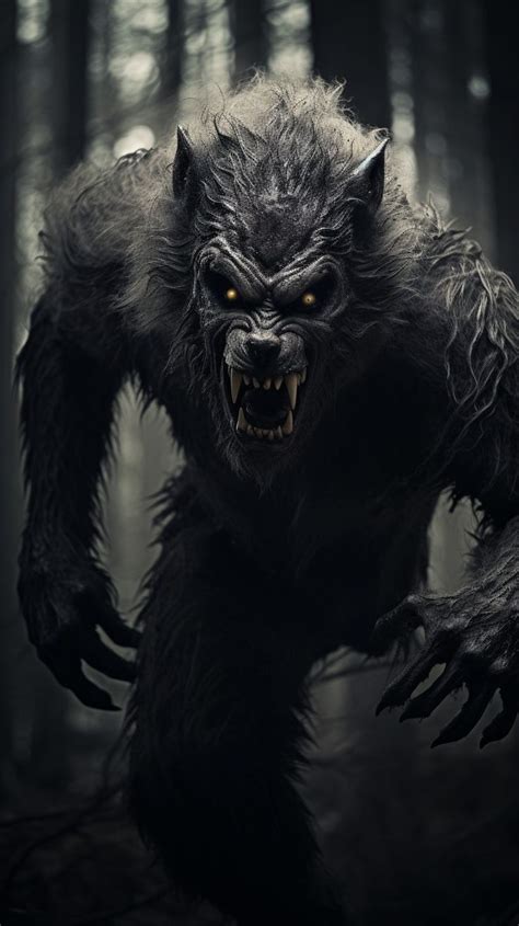 Werewolf | Серые волки, Оборотень, Страшные монстры