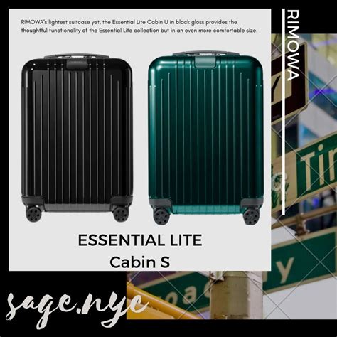 RIMOWA ESSENTIAL LITE CABIN S 82352624 In 2022 Lightest Suitcase