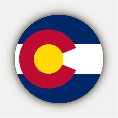 Premium Vector Colorado State Flag Vector Illustration