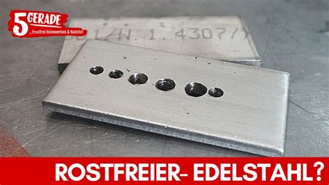 Was Ist VA V2A V4A Inox Niro Rostfreier Edelstahl Co Heimwerken