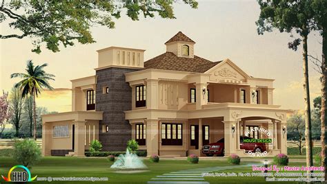 Kerala Home Colonial Model 3100 Sq Ft Kerala Home Design And Floor