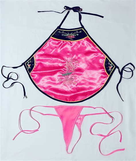 Sexy Lingerie Set Retro Chinese Oriental Cheongsam Style Embroidered