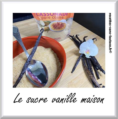 Le sucre vanillé maison Recettes sans lactose