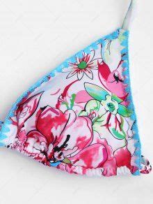 Floral High Cut String Bikini In FLORAL ZAFUL 2026