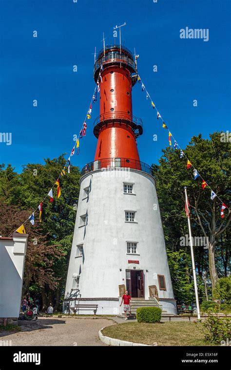 Cape Rozewie Lighthouse Baltic Sea Poland Stock Photo Alamy