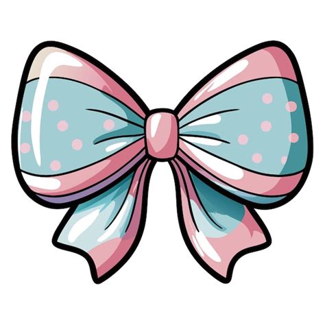 Watercolor Coquette Bow Clipart Vector Art And Illustration Premium