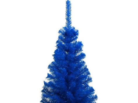 Árvore de Natal artificial Suporte VIDAXL 120 cm PVC azul Worten pt