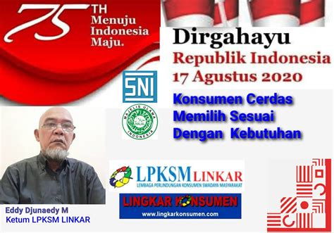 Keluarga Besar LPKSM LINKAR Mengucapkan Dirgahayu RI Ke 75 Th Lingkar