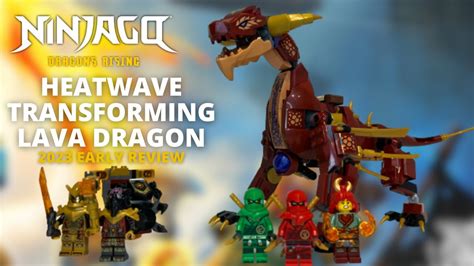 LEGO Heatwave Transforming Lava Dragon EARLY Ninjago Dragons Rising