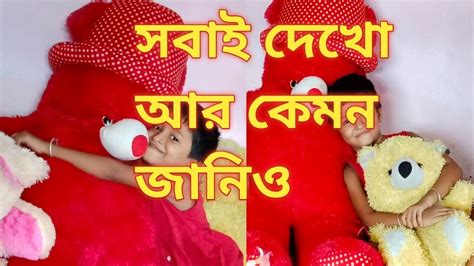 আমার টেডি বিয়ার আমার খেলার সাথী। My Teddibear Collection Youtube