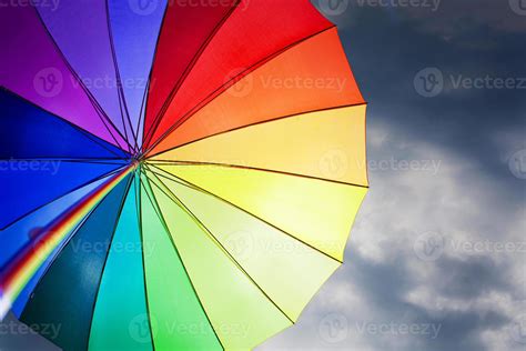 Rainbow umbrella 1354966 Stock Photo at Vecteezy