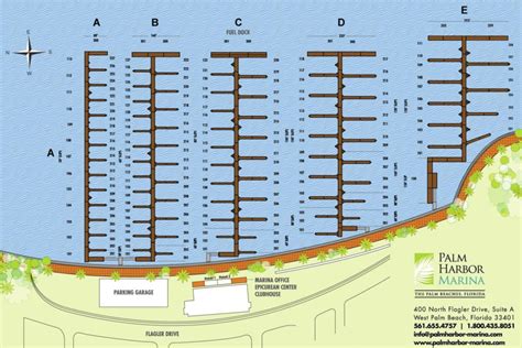 Marina Slip Layout Palm Harbor Marina