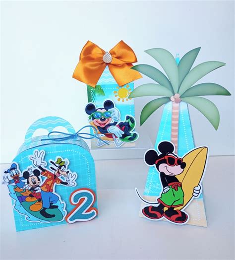 Kit Mickey Praia Pool Party Personalizados Elo