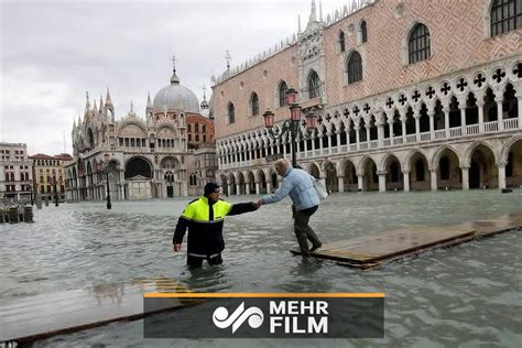 VIDEO: Rising water levels in Venice - Mehr News Agency