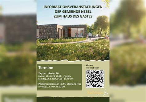 INFORMATIONSVERANSTALTUNGEN ZUM HAUS DES GASTES IN NEBEL