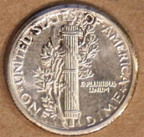 S Mercury Dime Bu Fsb A Ebay