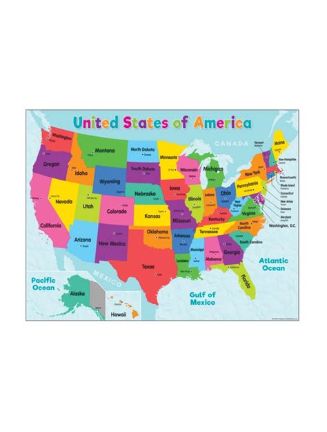 Map Of The United States Of Ameria - Gennie Clementine