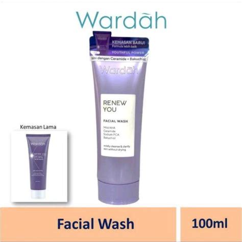 Wardah Renew You Anti Aging Facial Wash 100 ML Lazada Indonesia