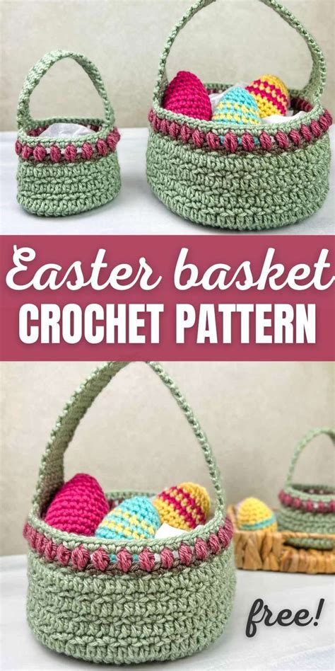 Crochet Easter Basket Free Pattern Artofit