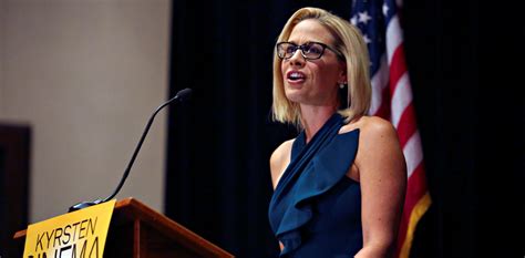 Kyrsten Sinema Bucks Party, Calls On Lawmakers To Better Secure The ...