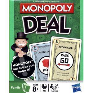 Hasbro Gaming Monopoly Deal Card Game Quick Playing Card Game For