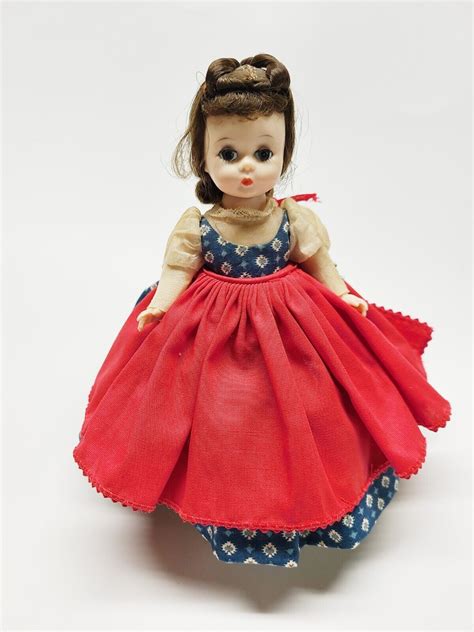 Vintage Jo March Madame Alexander 8 Doll Brunette Bent Knee No Box Ebay