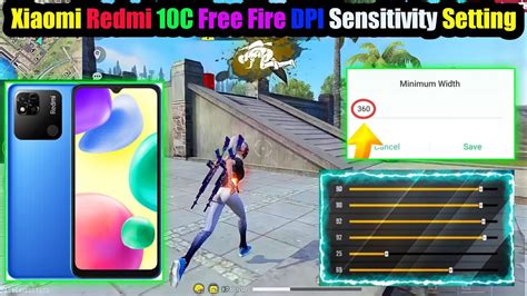 Xiaomi Redmi 10C Free Fire Sensitivity Dpi Setting YouTube