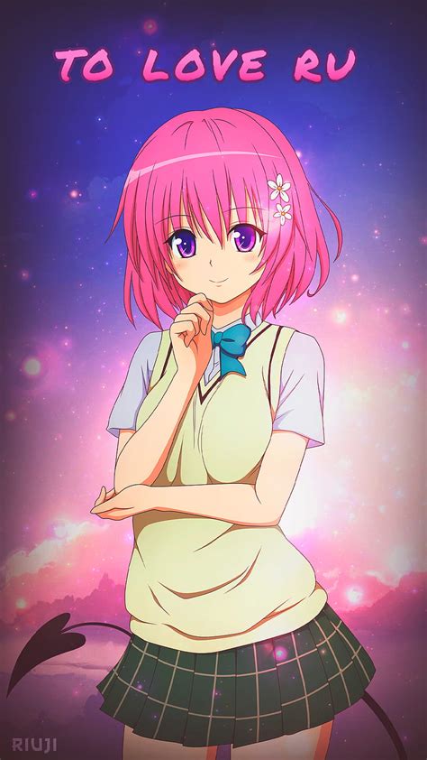 Anime Anime Girls To Love Ru Momo Velia Deviluke Pink Hair Tail Boobs Hd Phone Wallpaper