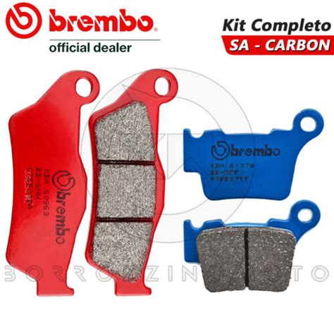 Kit Pastiglie Brembo Anteriori Post Husqvarna Tc Ebay