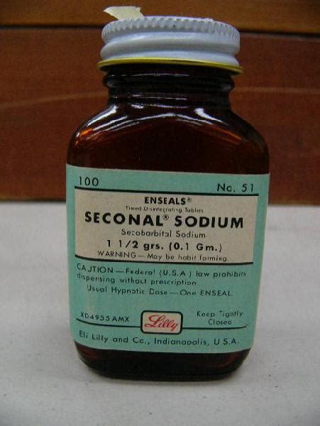 Seconal Sodium Tablets By Chem Holdings Seconal Sodium Tablets From