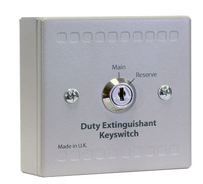 Sigma Xt Main Reserve Duty Extinguishant Keyswitch Unit Kentec