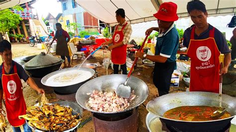 Amazing Cambodian Countryside Traditional Food Cooking Cooking Khmer Rice Congee Youtube