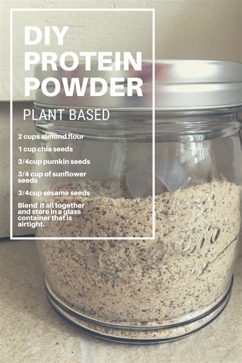 Homemade vegan protein powder easy diy – Artofit