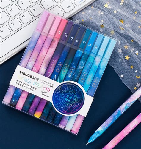 Pcs Star Pens Sky Pens Mm Gel Pen Cartoon Pen Kawaii