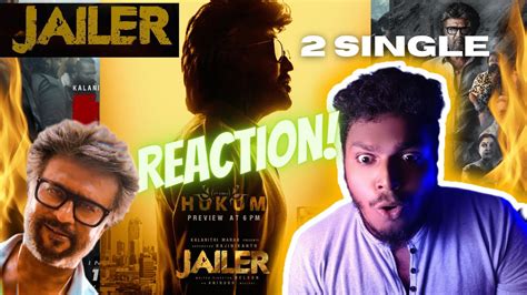 Jailer Second Single Promo Reaction Video Hukum Superstar Rajinikanth