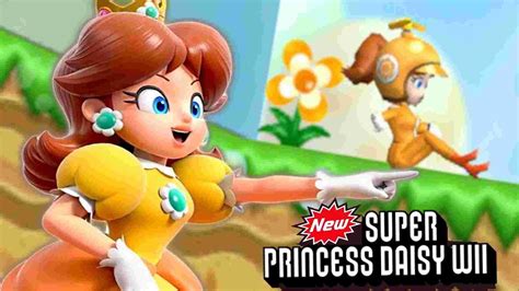 New Super Princess Daisy Wii Nsmbwii Daisy Is Playable Waiting Super