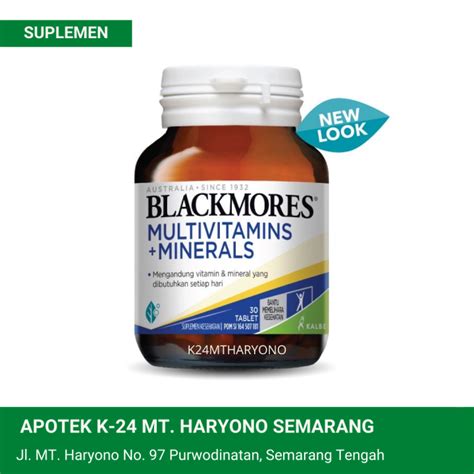 Blackmores Multivitamin Dan Mineral Isi Tablet Lazada Indonesia