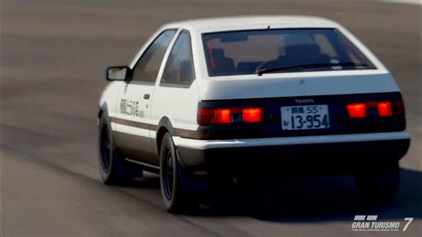 Gran Turismo 7 Initial D Sprinter Trueno Ae86 Ring Tofu Delivery