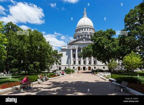 Wisconsin State Capitol, Madison, Wisconsin, USA Stock Photo - Alamy 