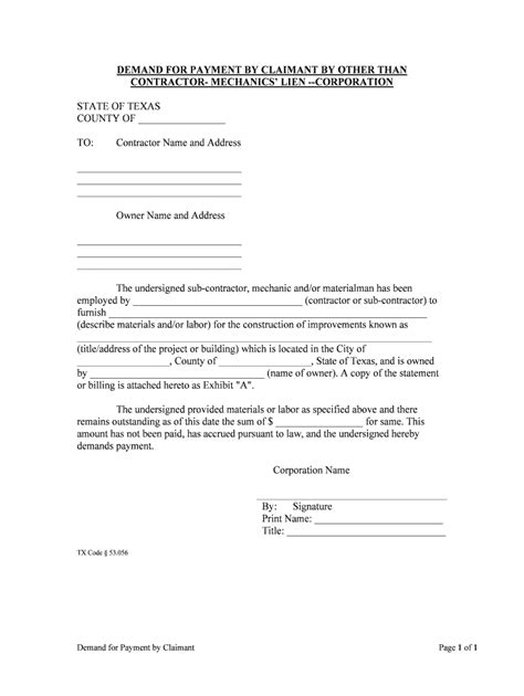 Texas State Lien Law Summary Levyvon Beckcomstock Form Fill Out And Sign Printable Pdf